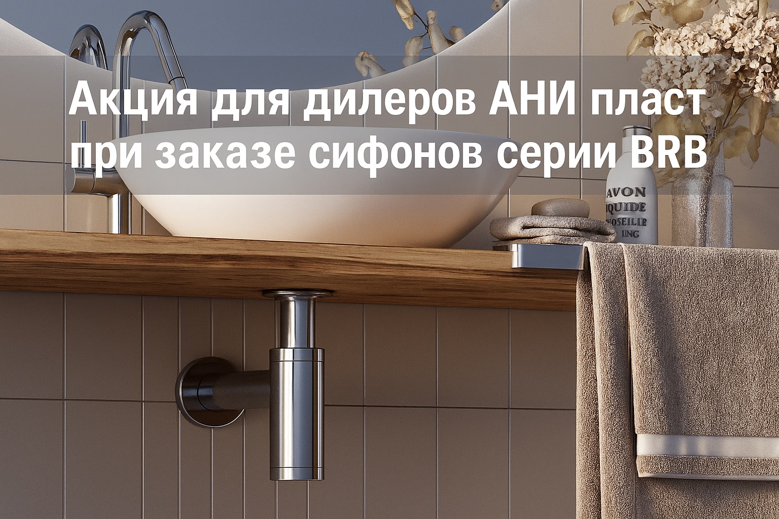 Акция для дилеров при заказе сифонов серии BRB